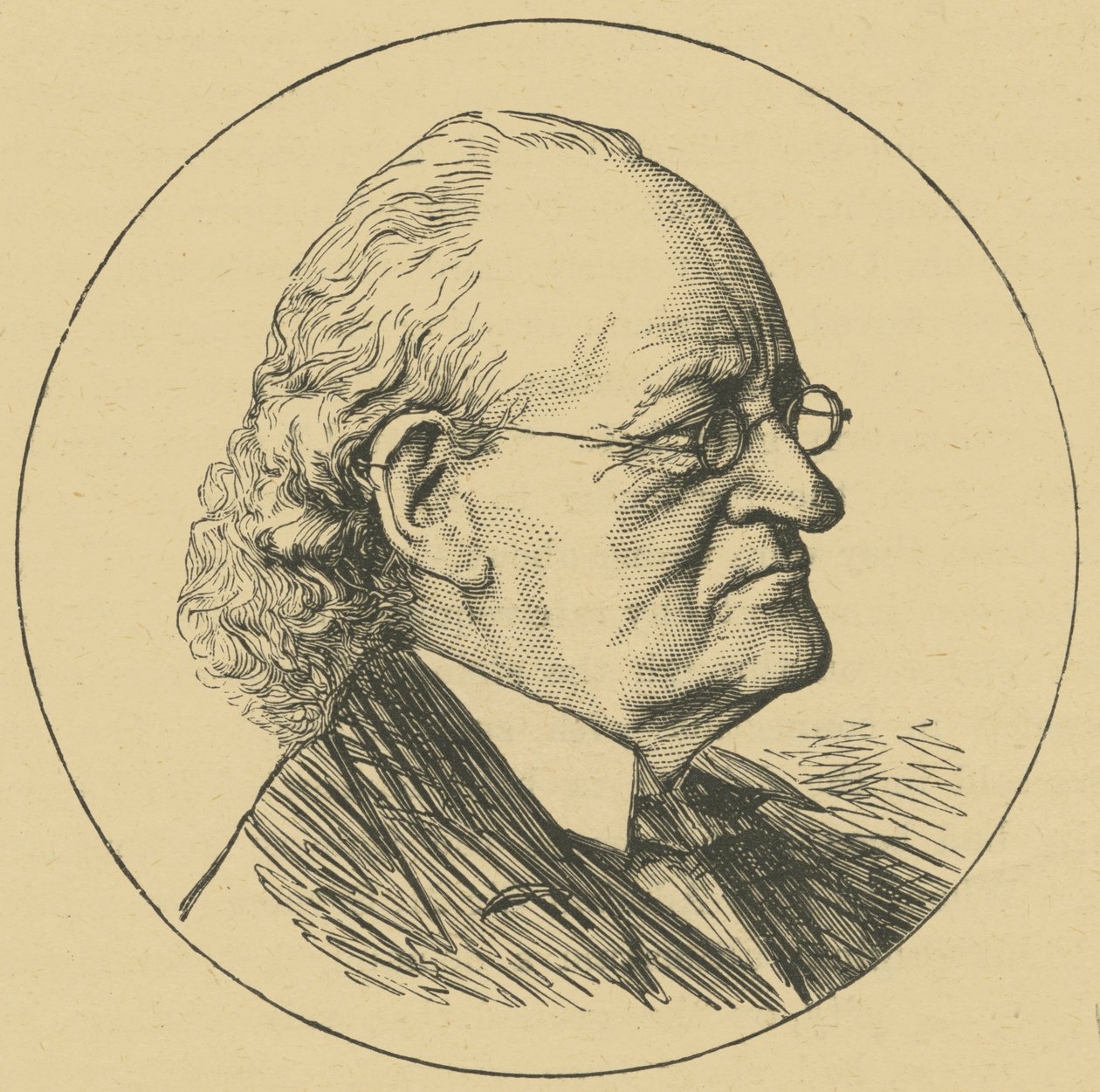Sir John Bowring (gravering) av English School