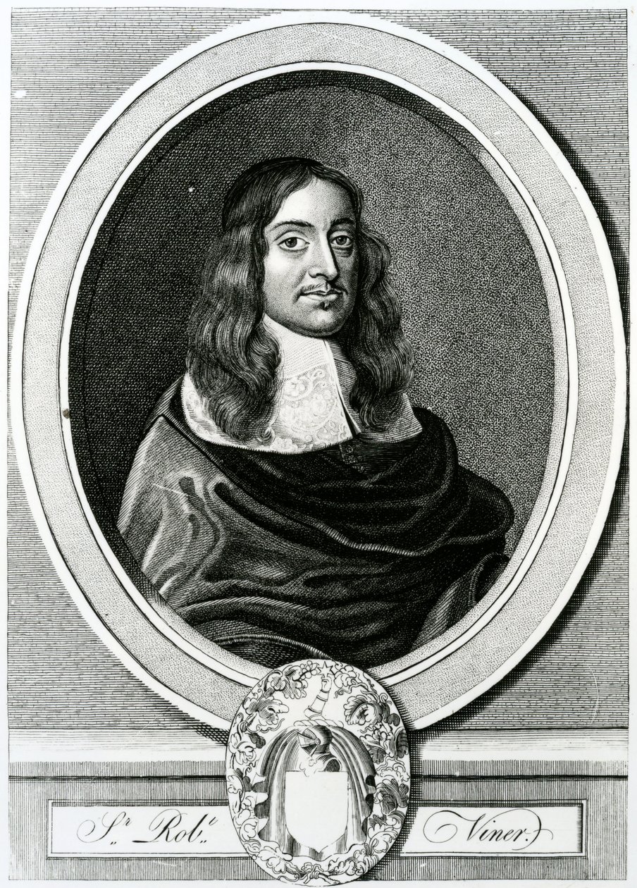 Sir Robert Vyner, 1. baronet (1631-88) av English School