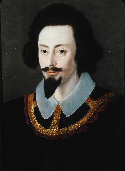 Sir Thomas Fairfax (d.1600) (olje på panel) av English School