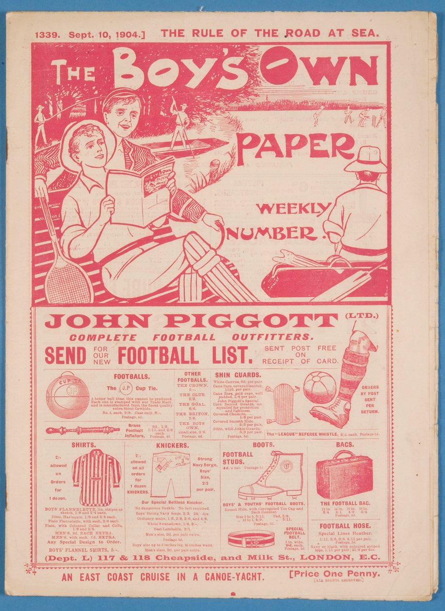 The Boys Own Paper, 1904 (trykk) av English School