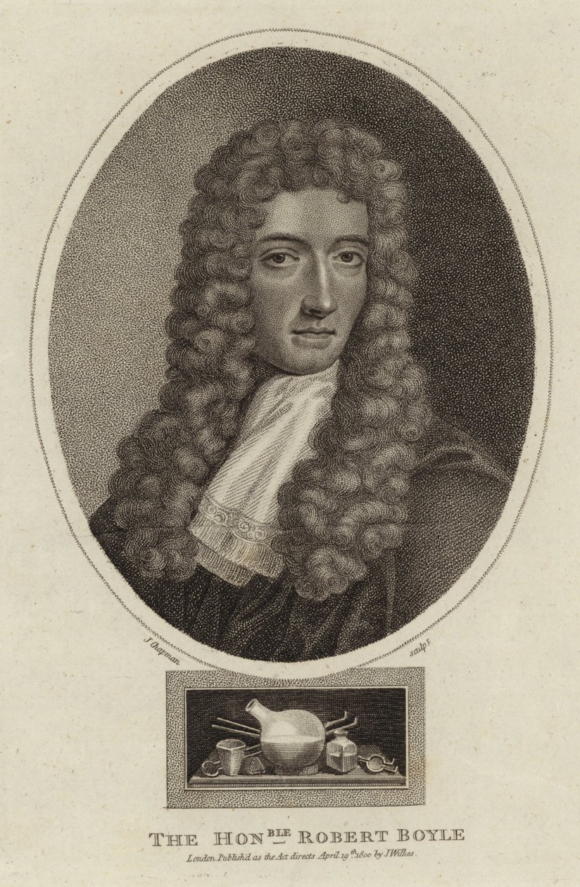 Den ærede Robert Boyle (1627 - 1691) av English School