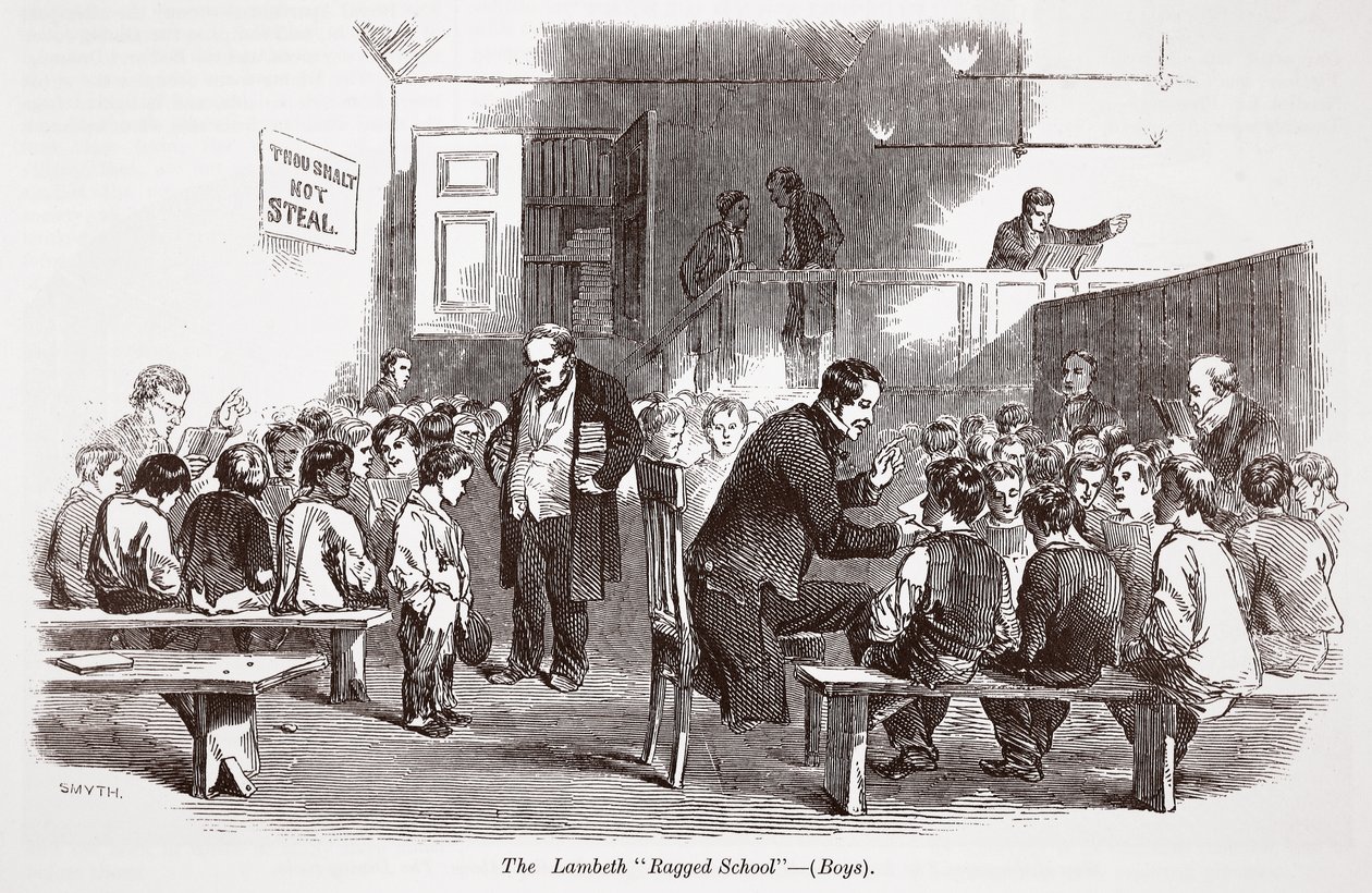 The Lambeth Ragged School (gutter) av English School