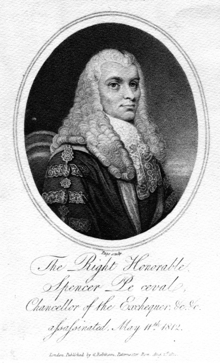 The Right Honourable Spencer Perceval, 1812 av English School