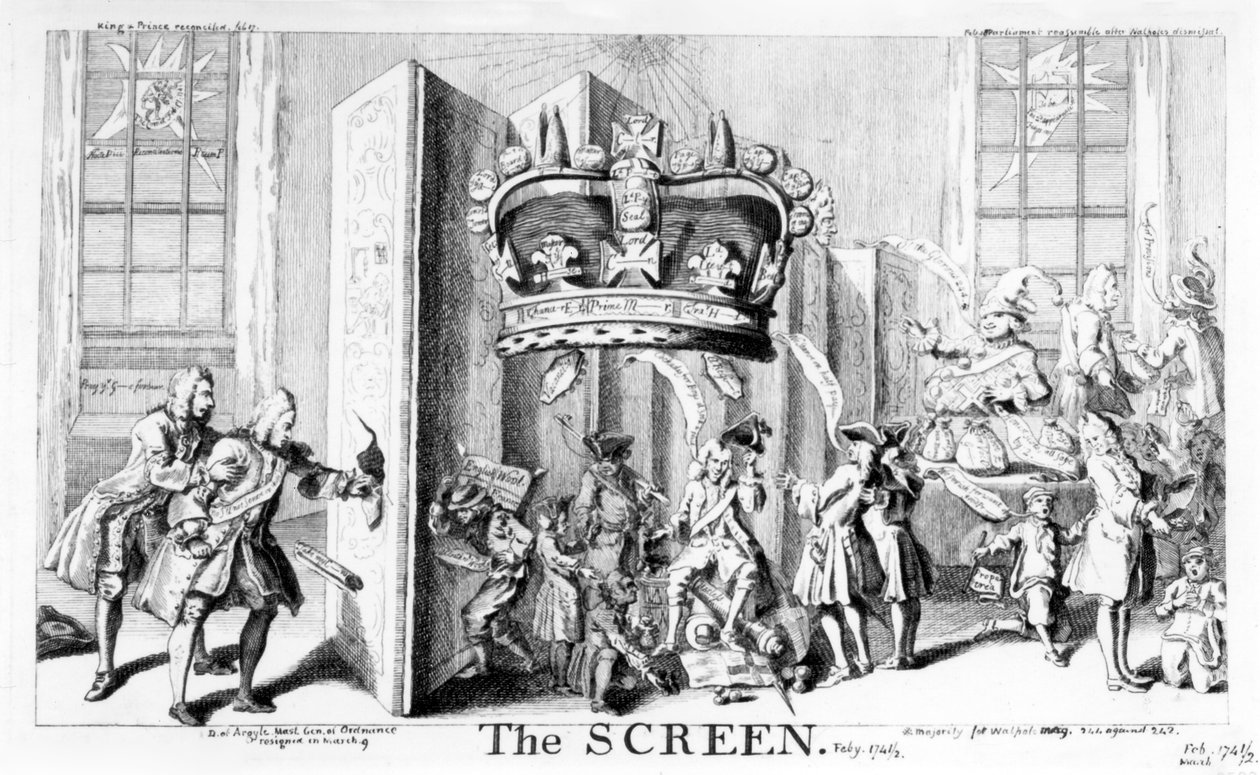 Skjermen, 1742 av English School