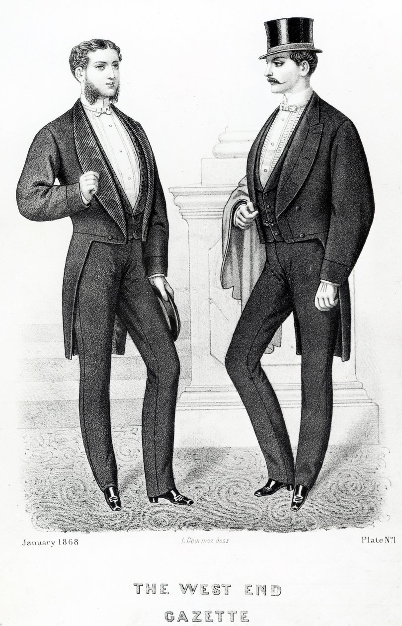 The West End Gazette, engelsk kunde, 1868 av English School