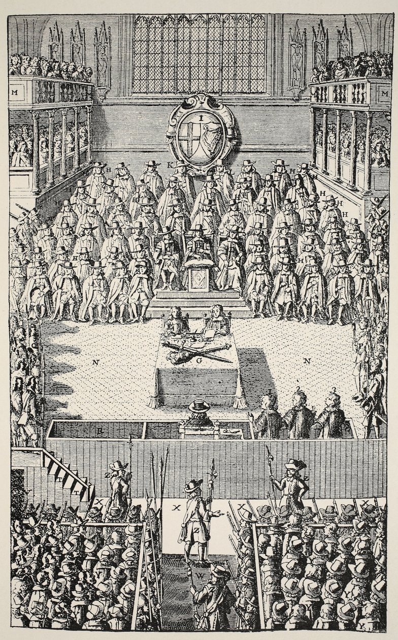 Rettssak mot Charles I, 4. januar 1649 av English School