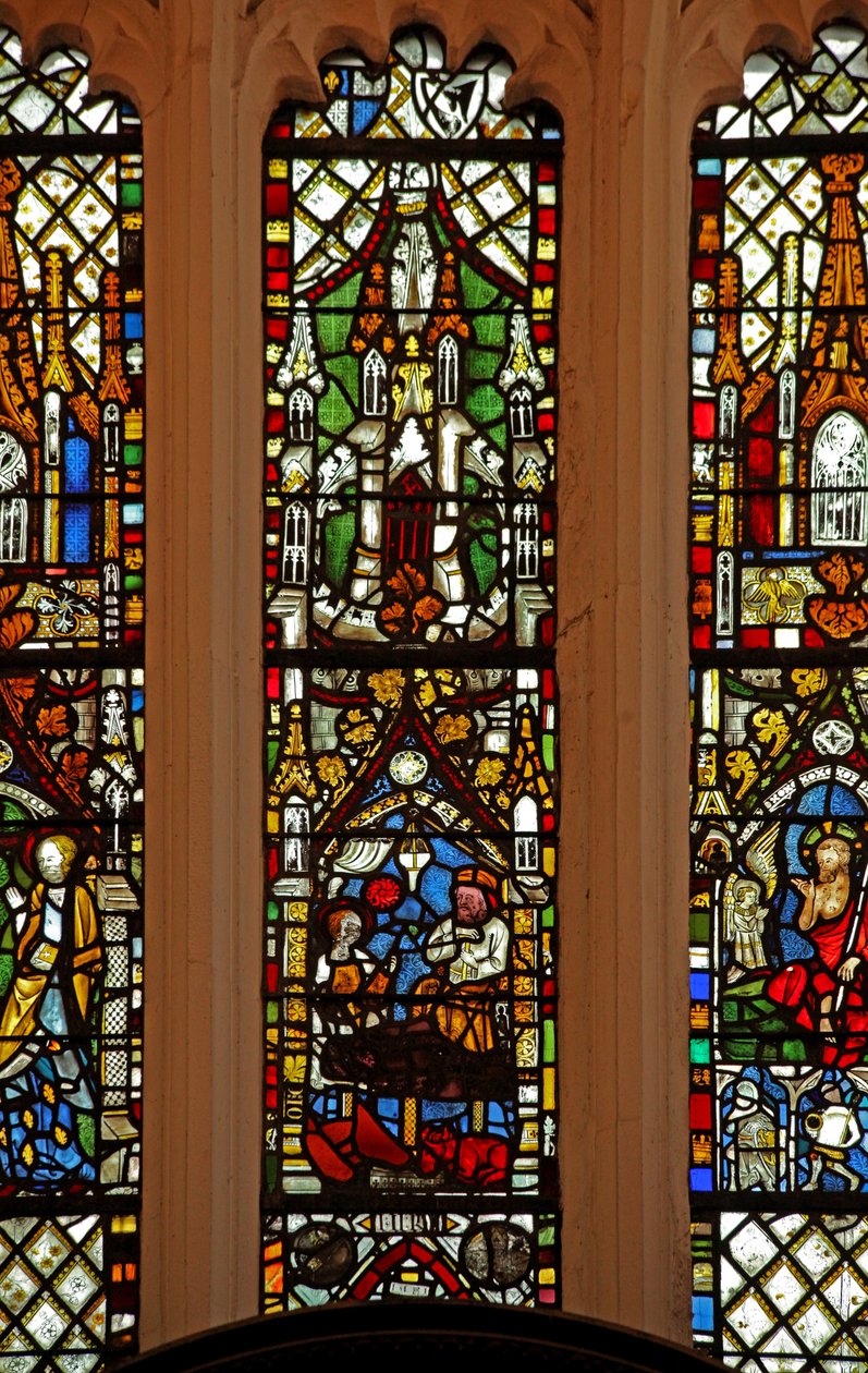 Window Ew som viser fødselen av English School
