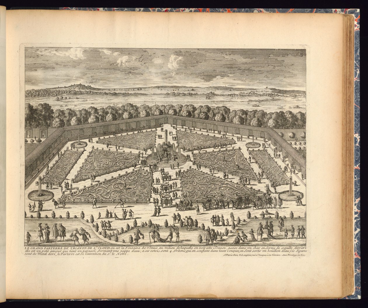 Trykk (Frankrike), ca. 1660 av Engraved by Gabriel Perelle