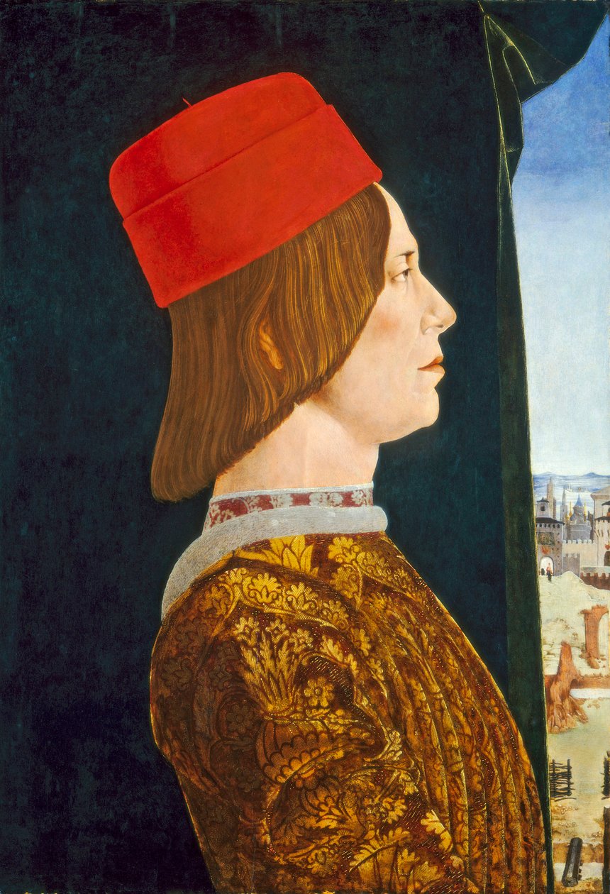 Giovanni II Bentivoglio, ca. 1474-77 (tempera på panel) av Ercole de Roberti