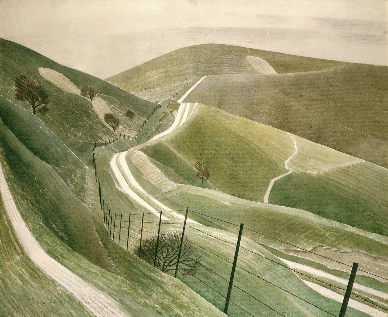 Krittstier av Eric Ravilious