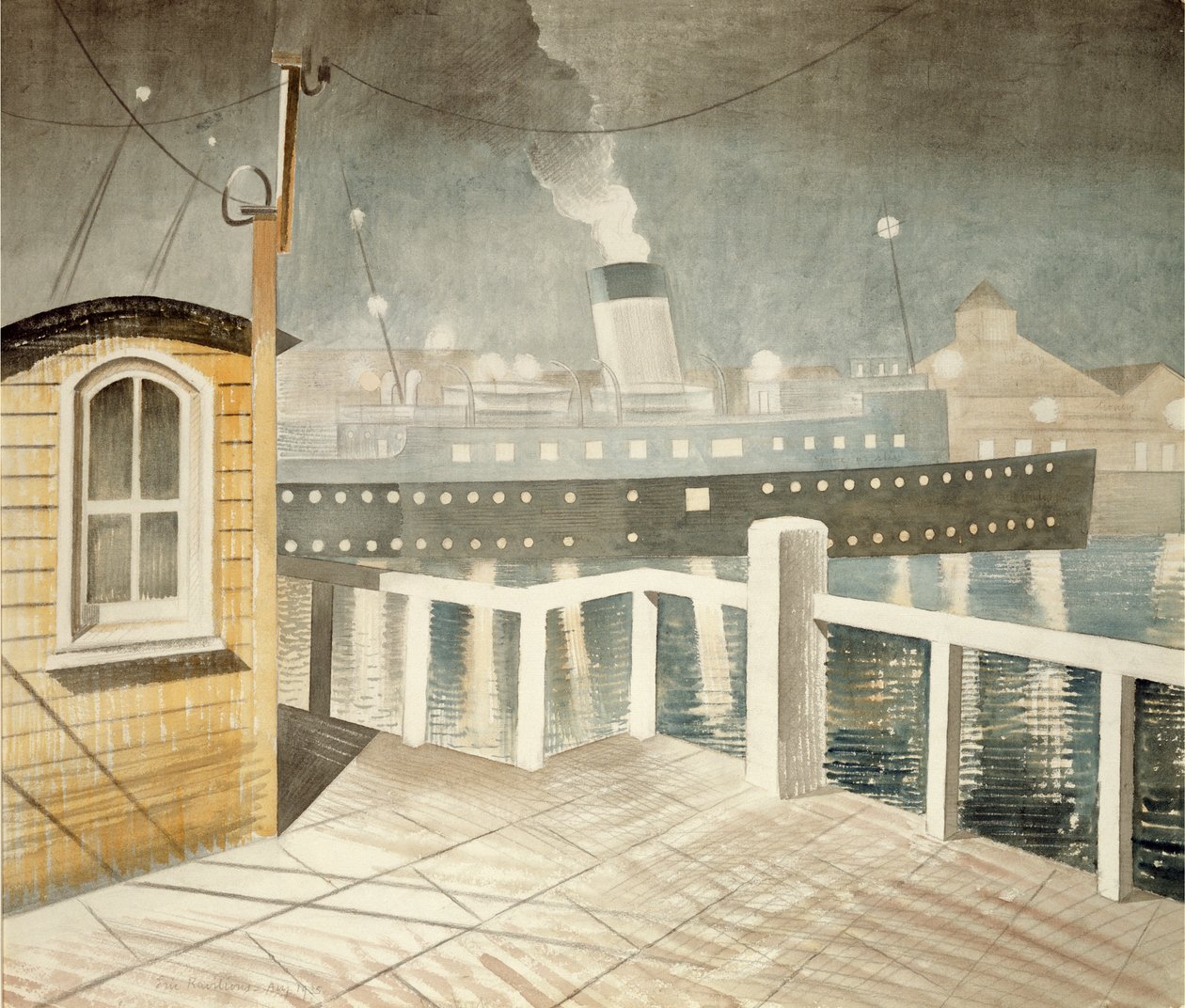 Channel Steamer av Eric Ravilious