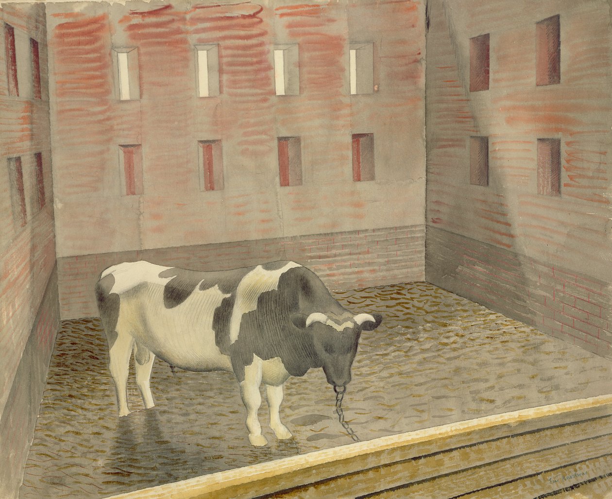 Oksen av Eric Ravilious