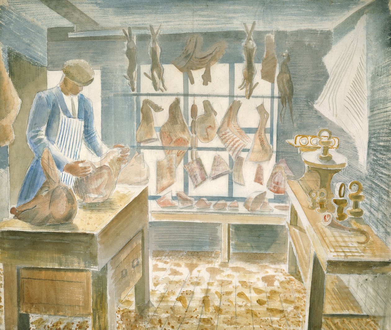 Slakterbutikken av Eric Ravilious