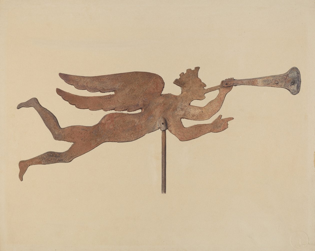 Værfane-finale, ca. 1937. av Eric Mose