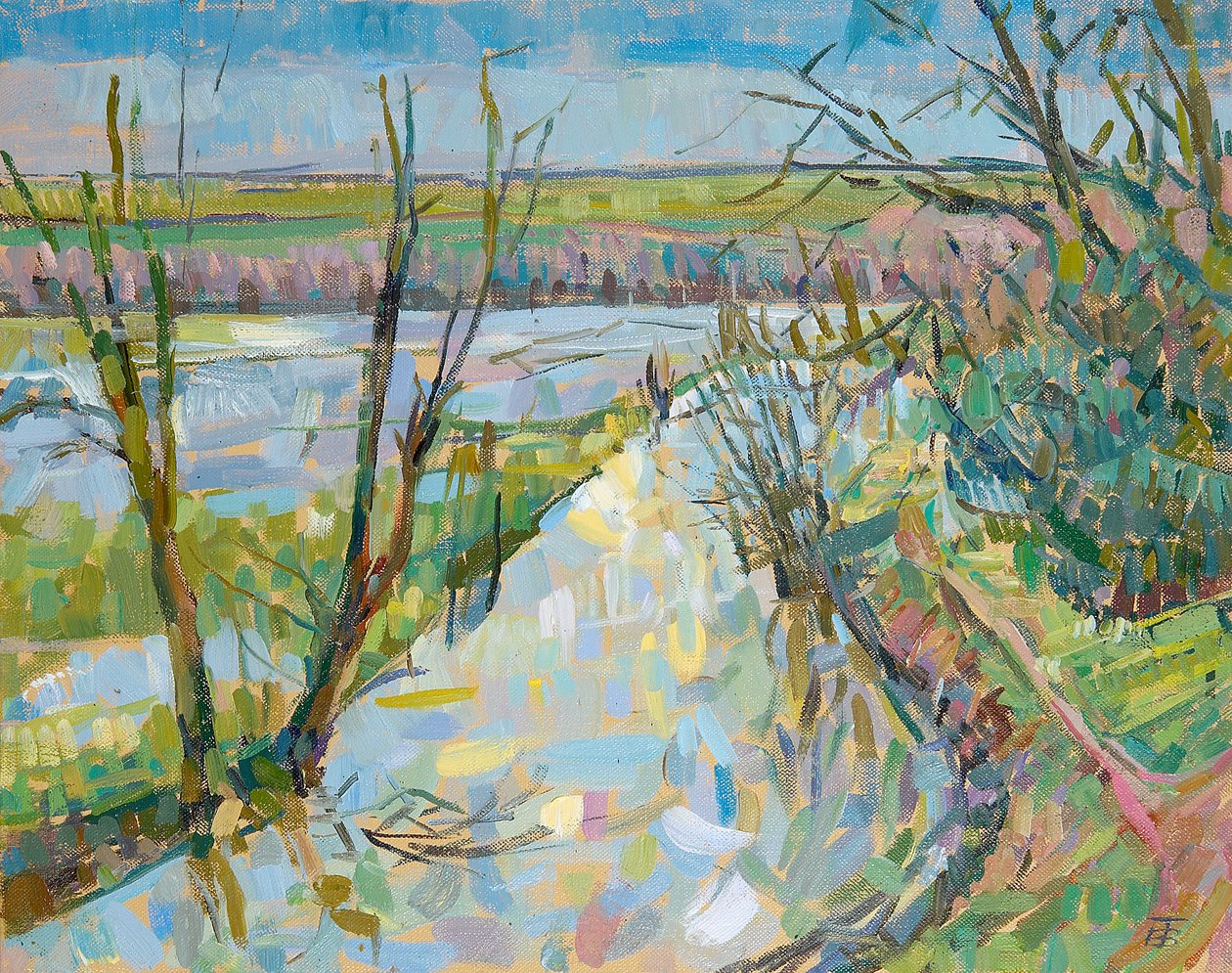 The Cherwell fra Rousham I av Erin Townsend