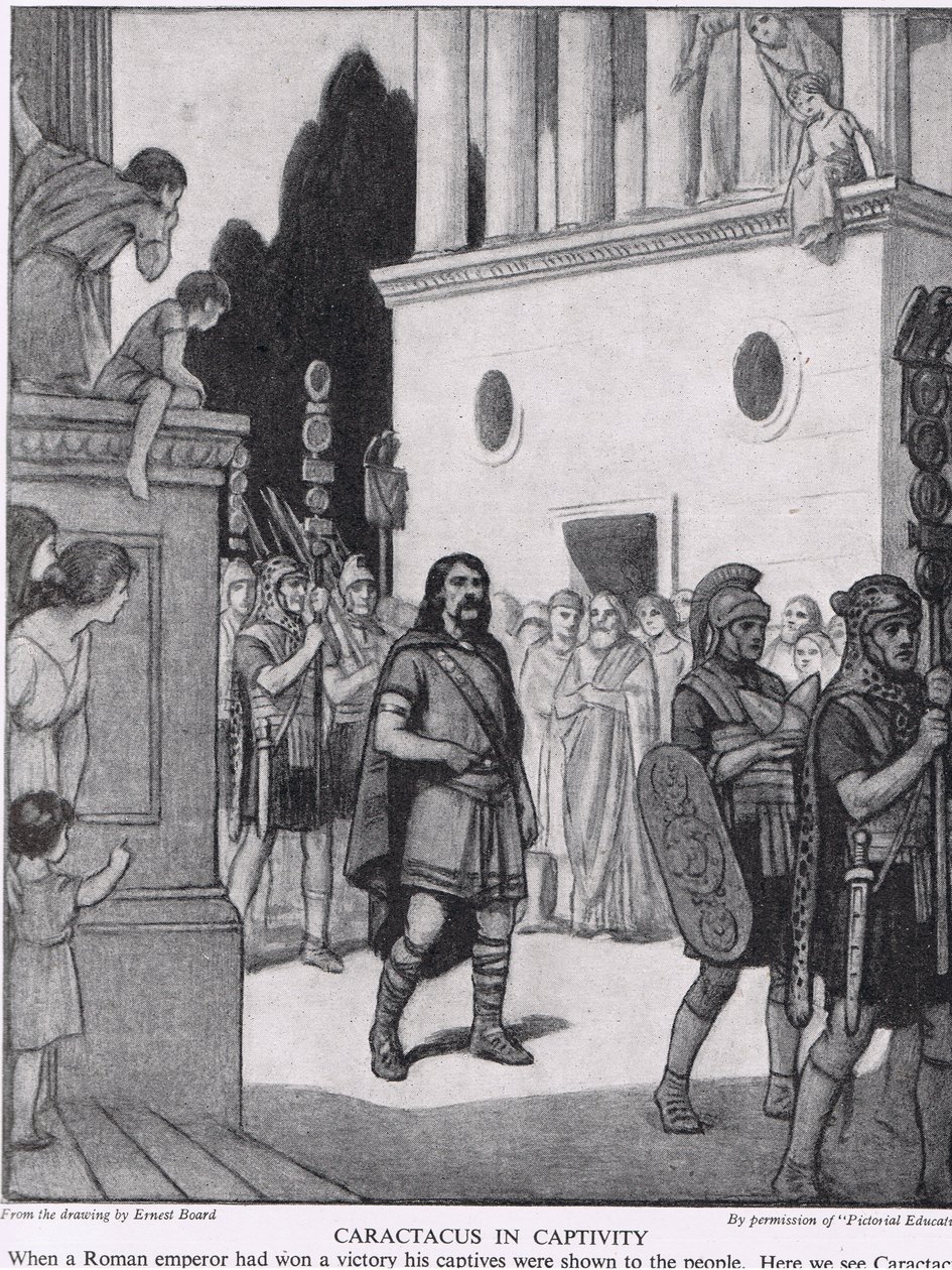 Caractacus in Captivity, illustrasjon fra 