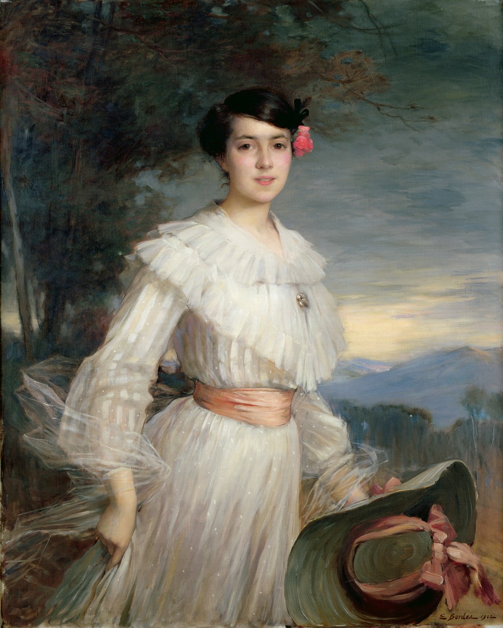 Portrett av Madeleine Reclus, 1902 av Ernest Bordes