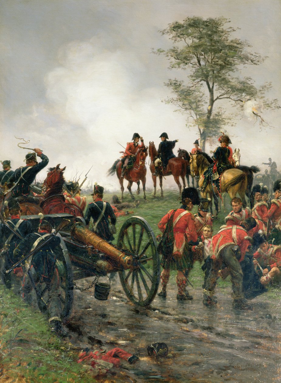Wellington ved Waterloo, 1886 av Ernest Crofts