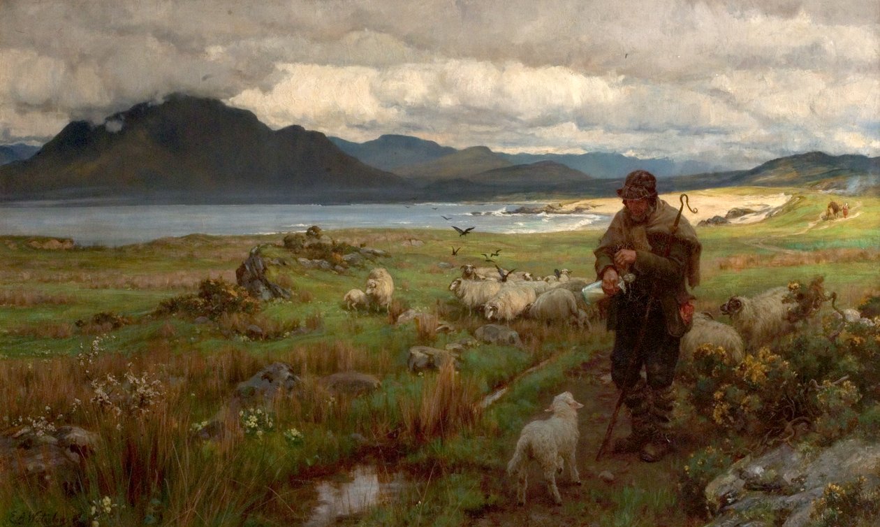 The Orphan, 1888 av Ernest Albert Waterlow
