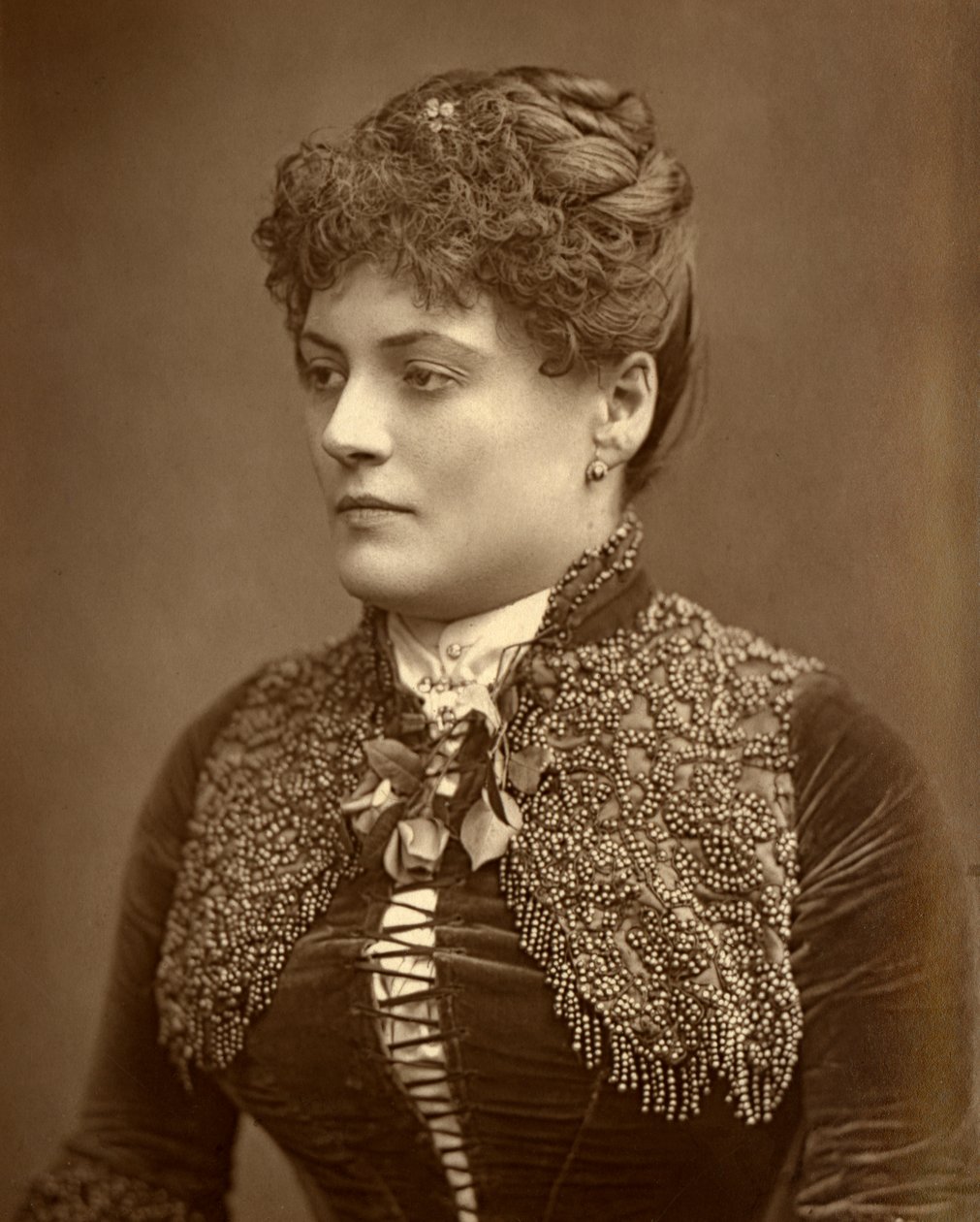 Sophie Eyre , britisk skuespillerinne, 1887. av Ernest Barraud