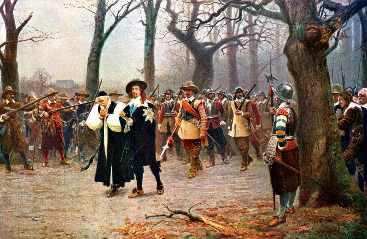 Henrettelse av Charles I, 1649 1909. av Ernest Crofts