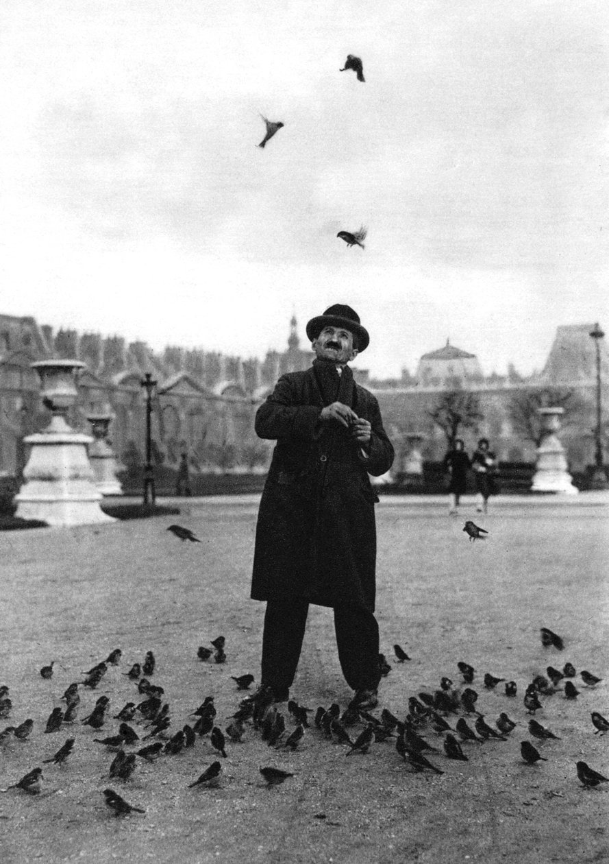 En fugletjarmer, Paris, 1931. av Ernest Flammarion