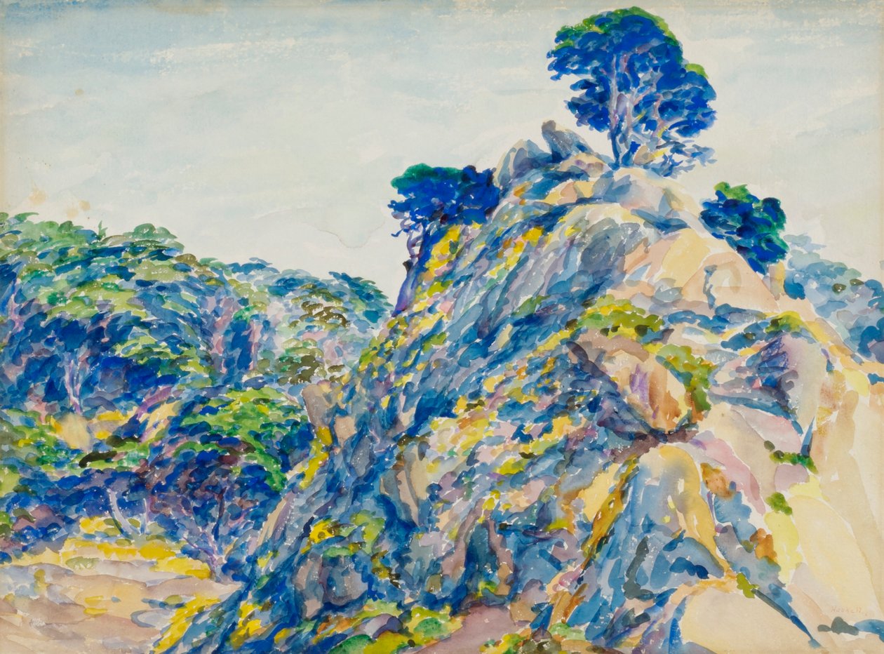 Point Lobos, slutten av 1800-begynnelsen av 1900-tallet. av Ernest Haskell