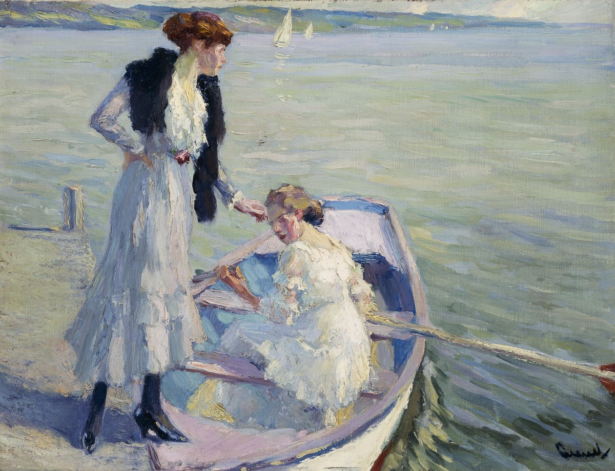 Langs kanalen av Ernest Lawson