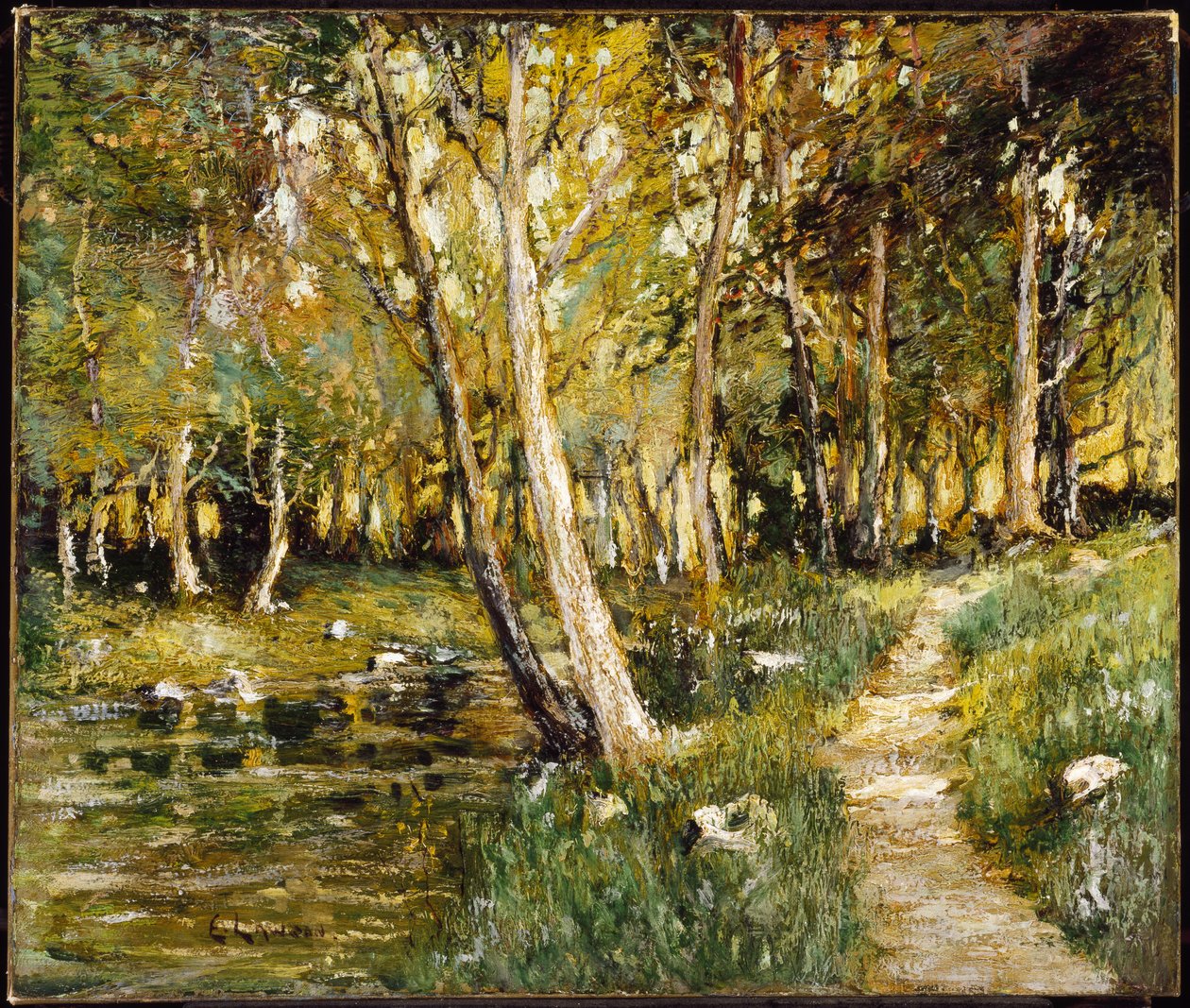Landskap av Ernest Lawson