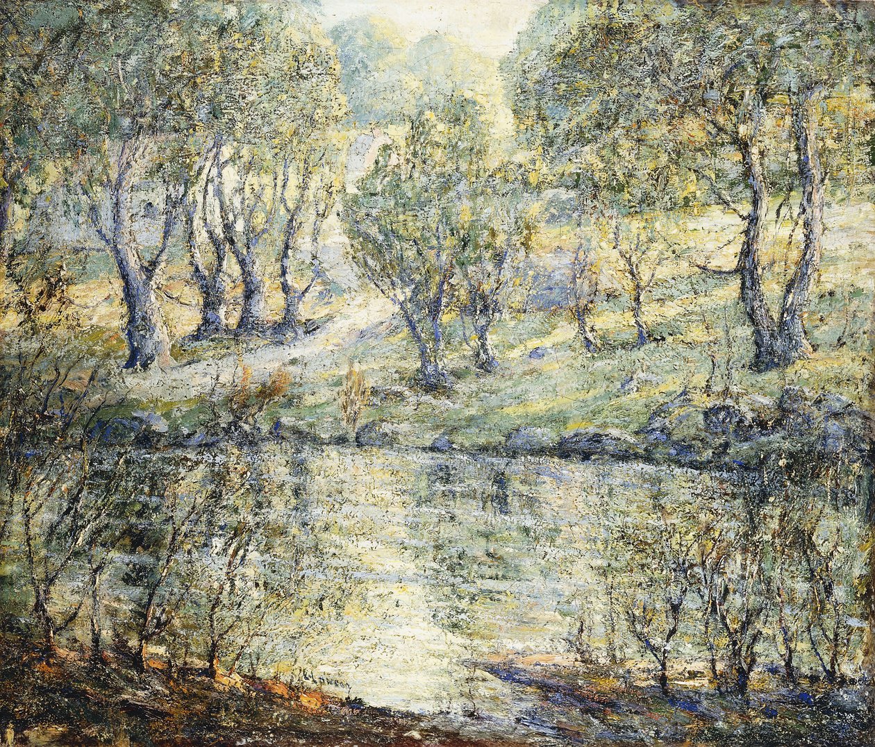 Stien til elven av Ernest Lawson