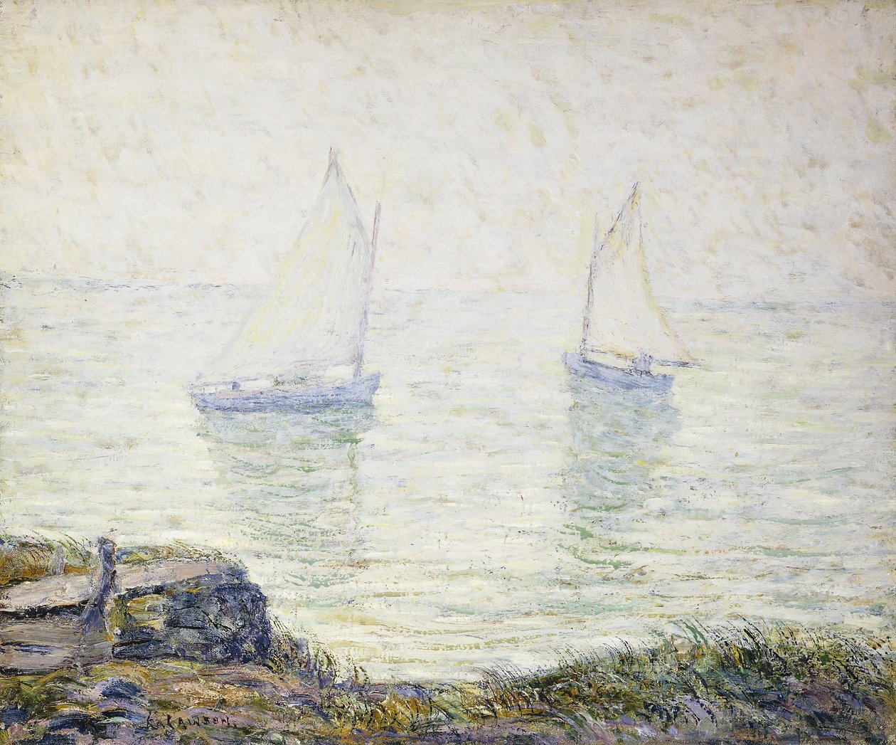 Seilbåter av Ernest Lawson