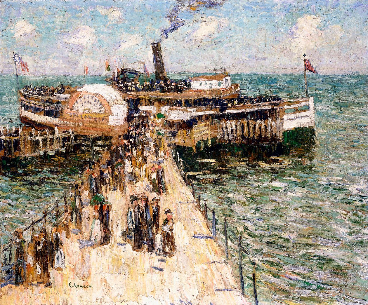 Utfluktsbåten av Ernest Lawson