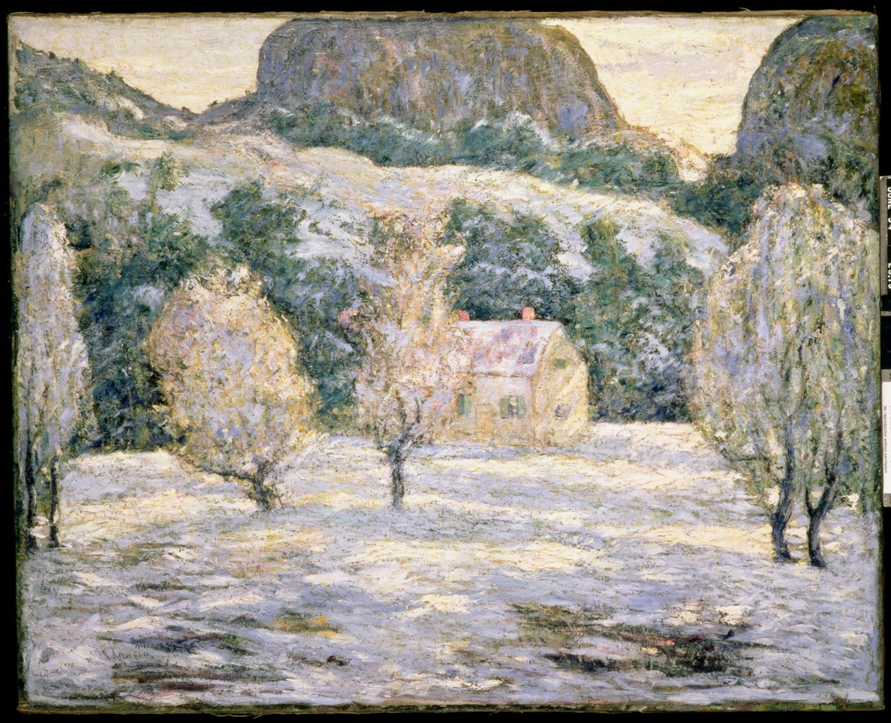 Vinter, ca. 1919 av Ernest Lawson
