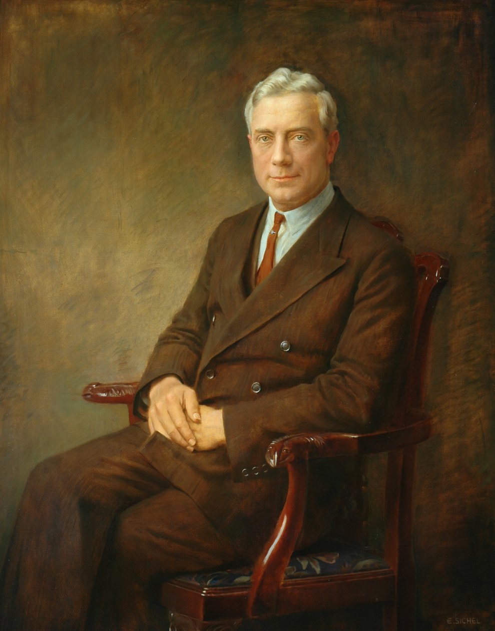 Sir Benjamin Dawson, ca. 1920 av Ernest Leopold Sichel