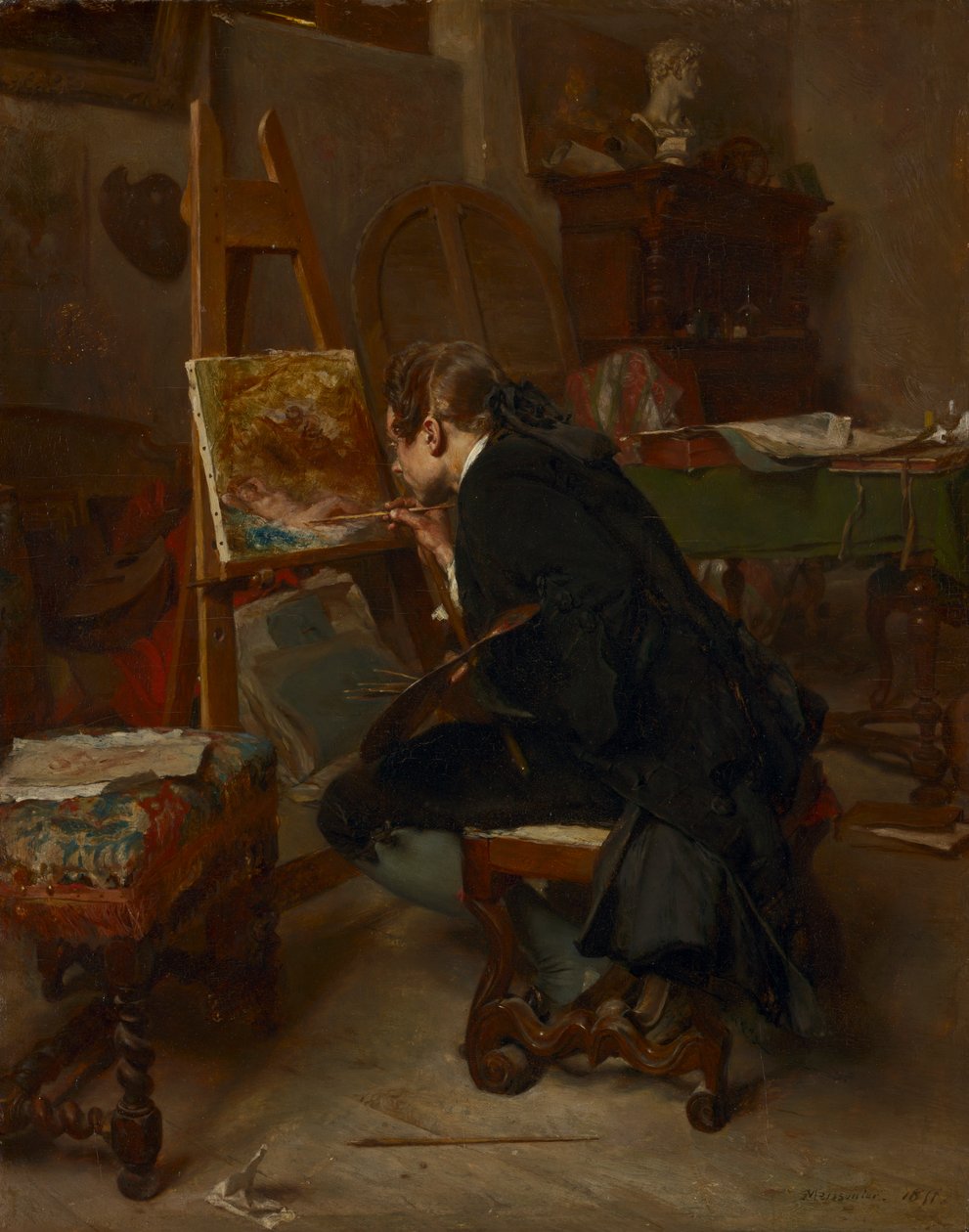 En maler av Ernest Meissonier