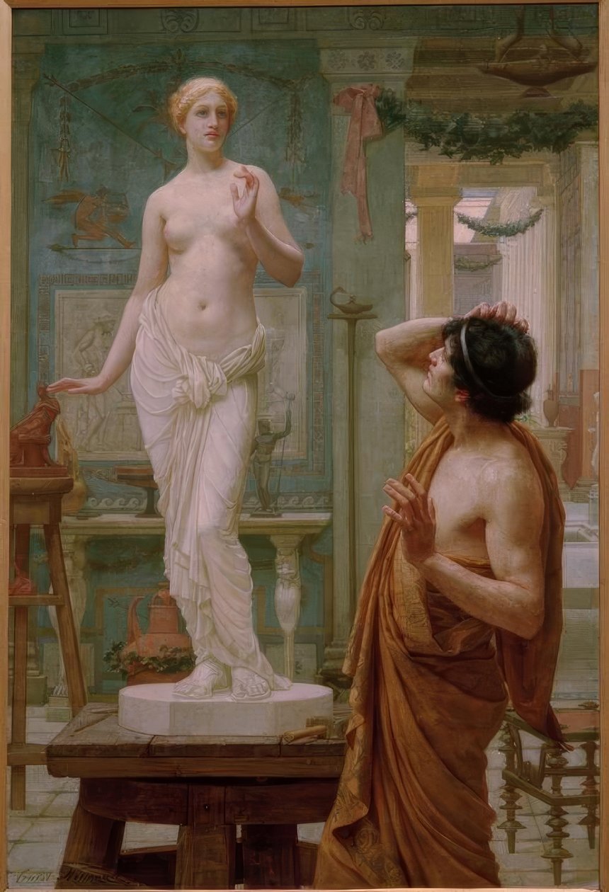 Pygmalion og Galatea av Ernest Normand