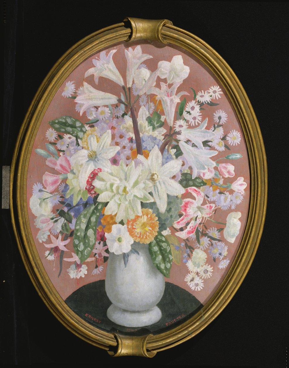 Blomster i en vase, 1927 av Ernest Procter