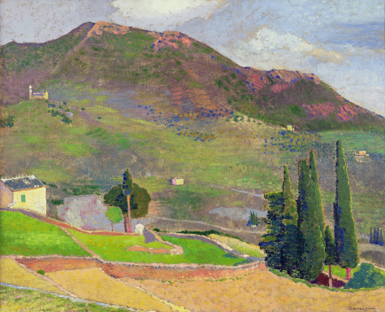 Mount Ste. Victory (olje på lerret) av Ernest Yarrow Jones