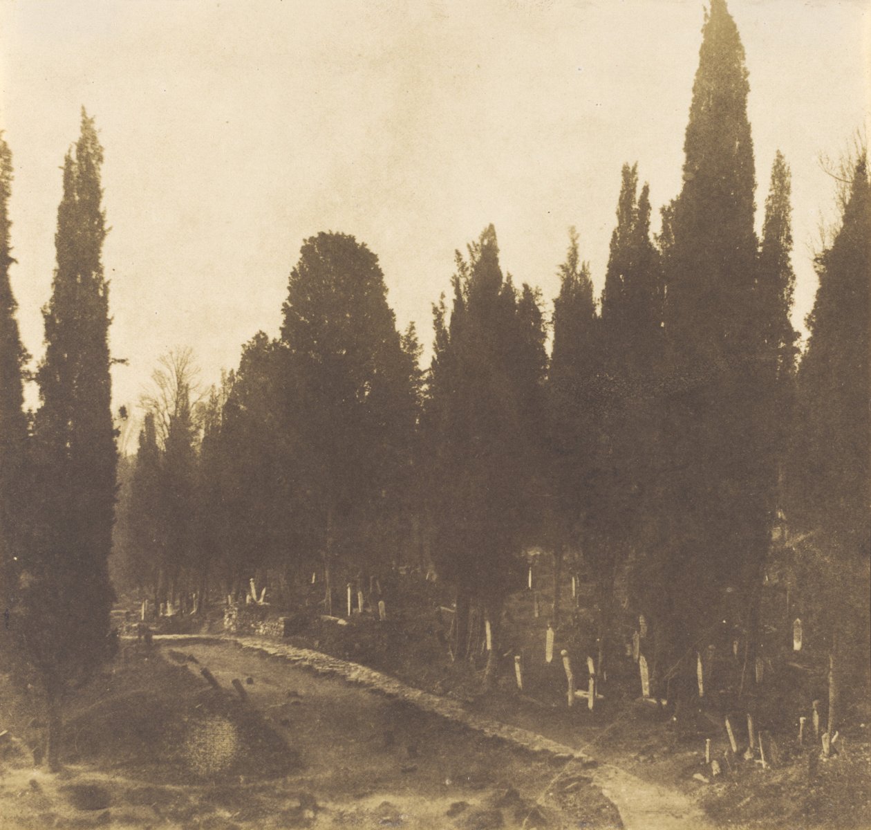 Tyrkia: Scutari kirkegård, 1852. av Ernest de Caranza