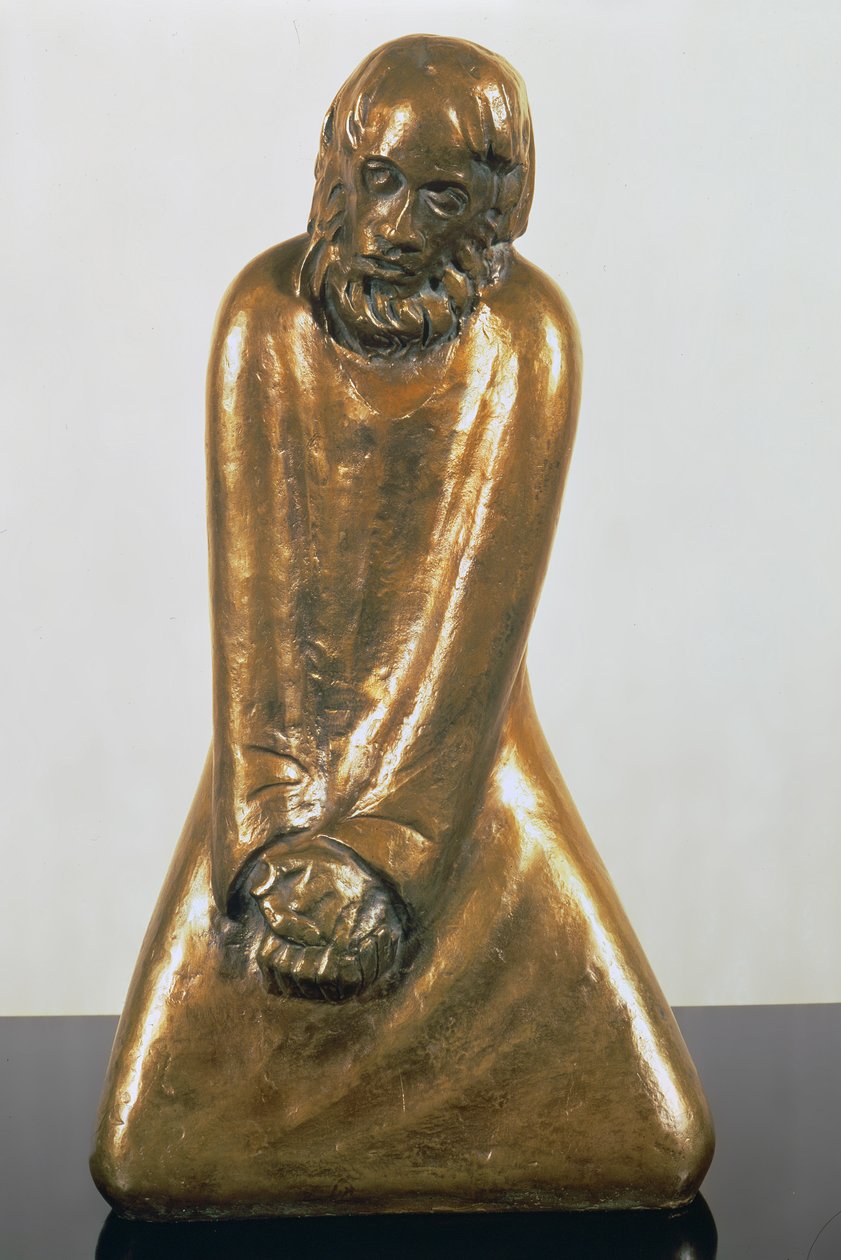 Bønn, ca. 1931 (bronse) av Ernst Barlach