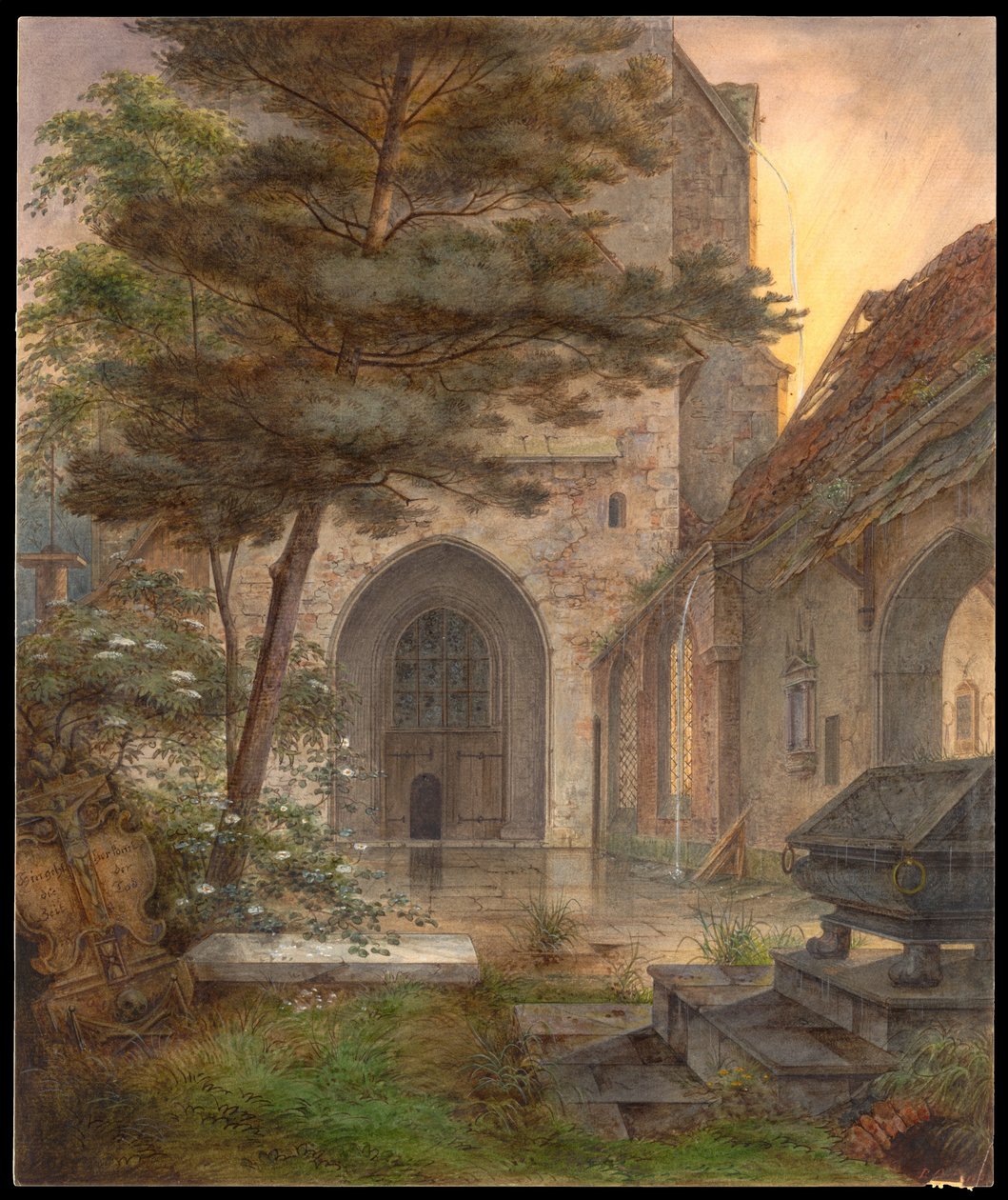 En portal for en kirke av Ernst Ferdinand Oehme