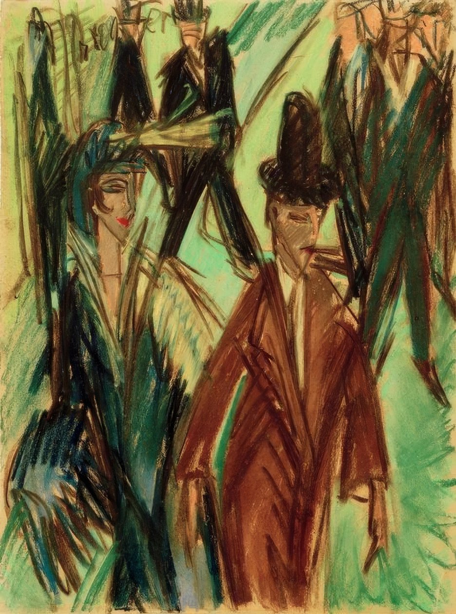 Gatebilde av Ernst Ludwig Kirchner