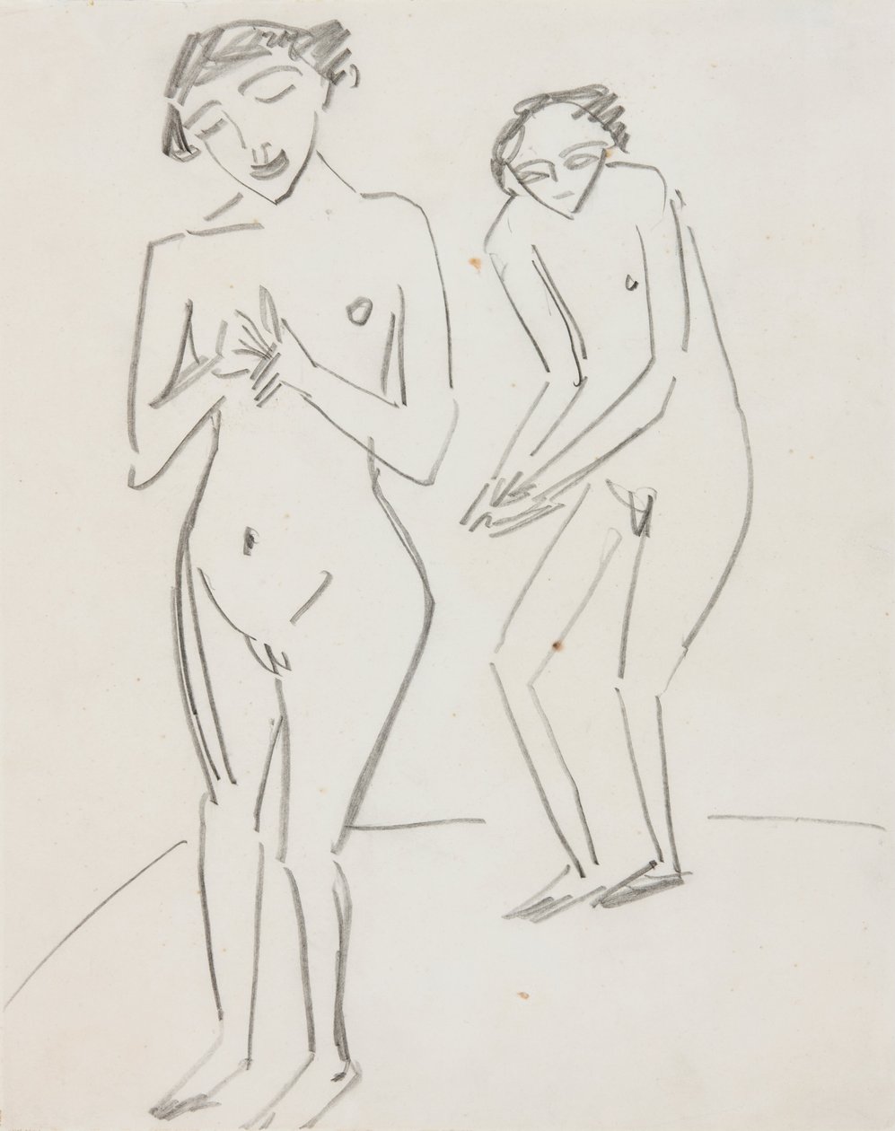 Mann og dame av Ernst Ludwig Kirchner