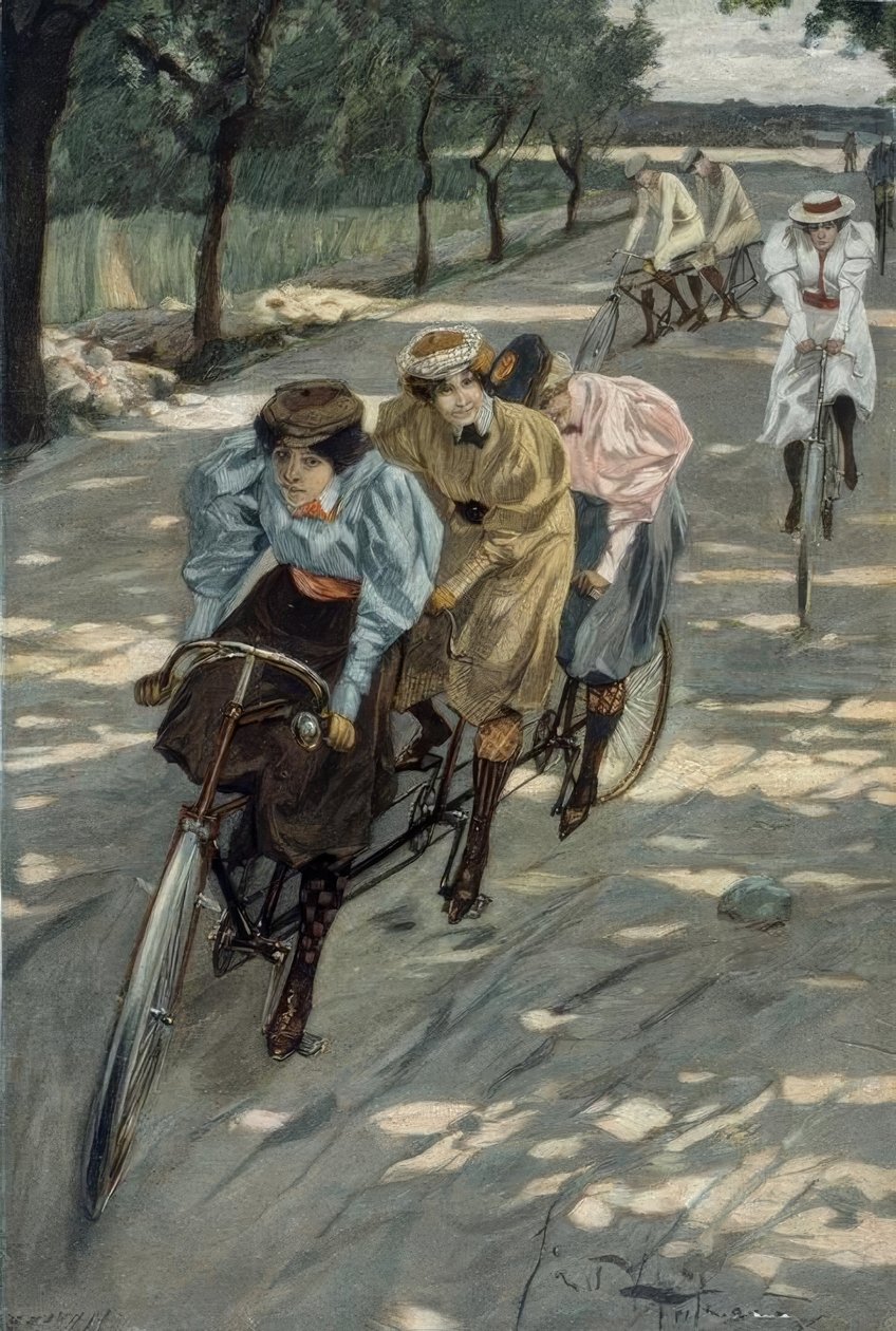 E. Heilemann, tandemsjåfør av Ernst Heilemann