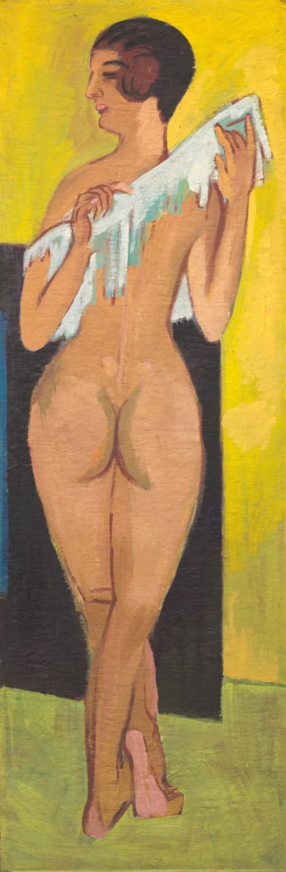 Nakenfigur [revers], 1907. av Ernst Ludwig Kirchner