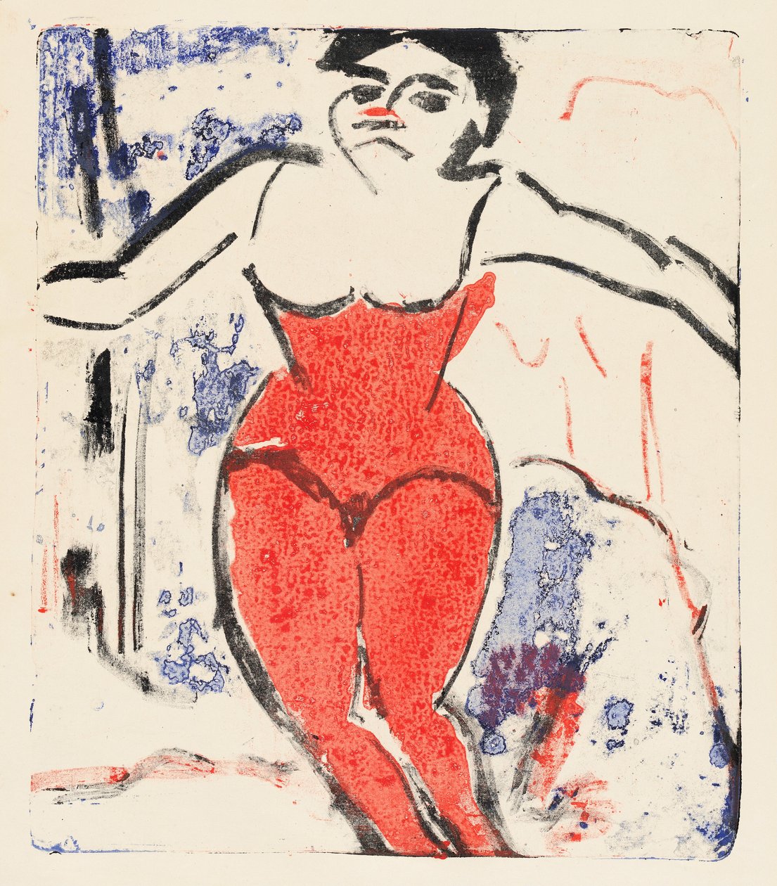 Utøver Buing, 1909. av Ernst Ludwig Kirchner