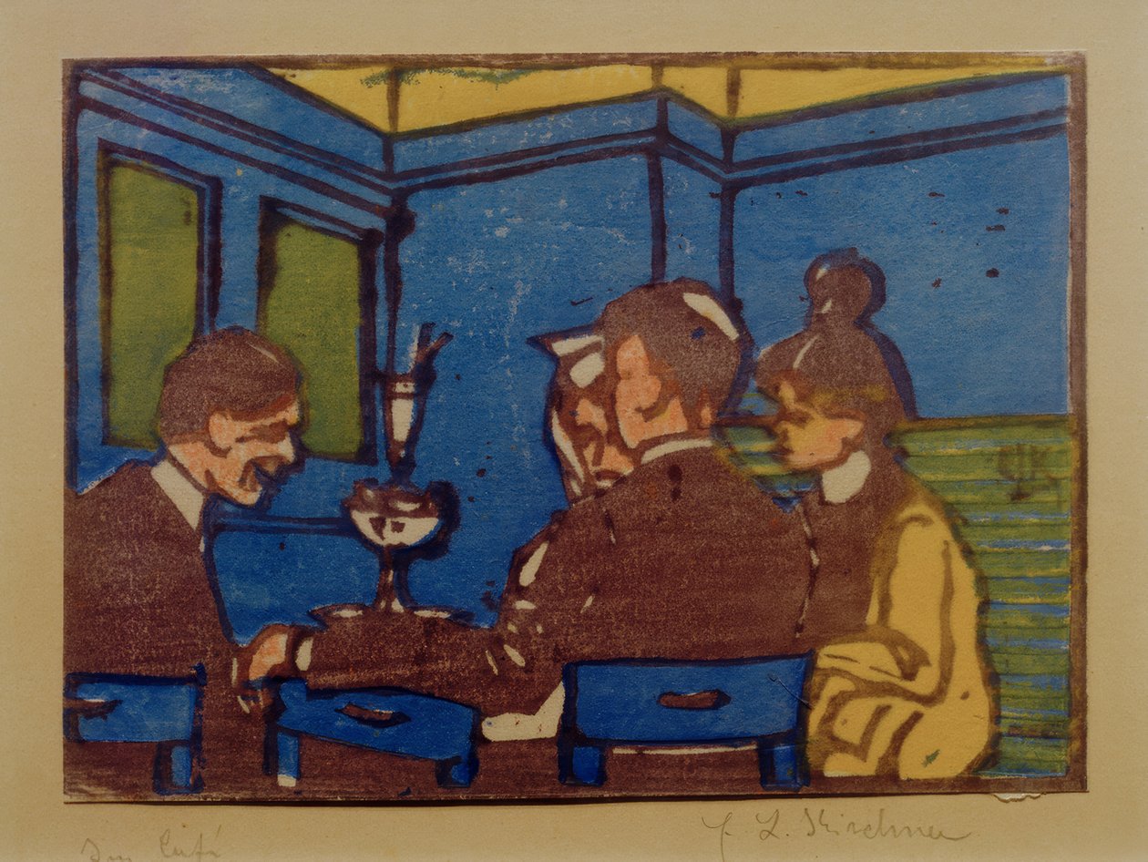 Jeg kaffe II av Ernst Ludwig Kirchner
