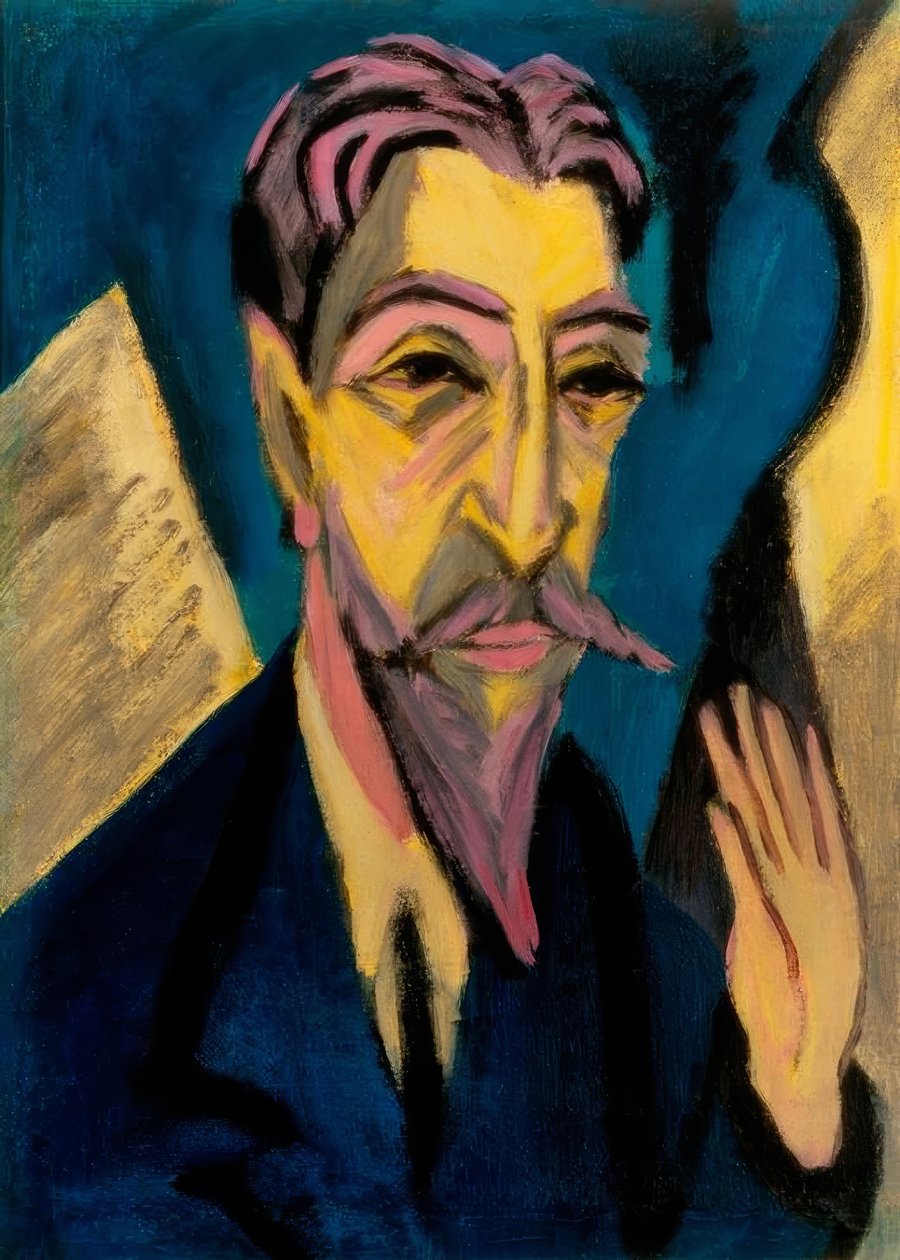Hodetelling av Ernst Ludwig Kirchner