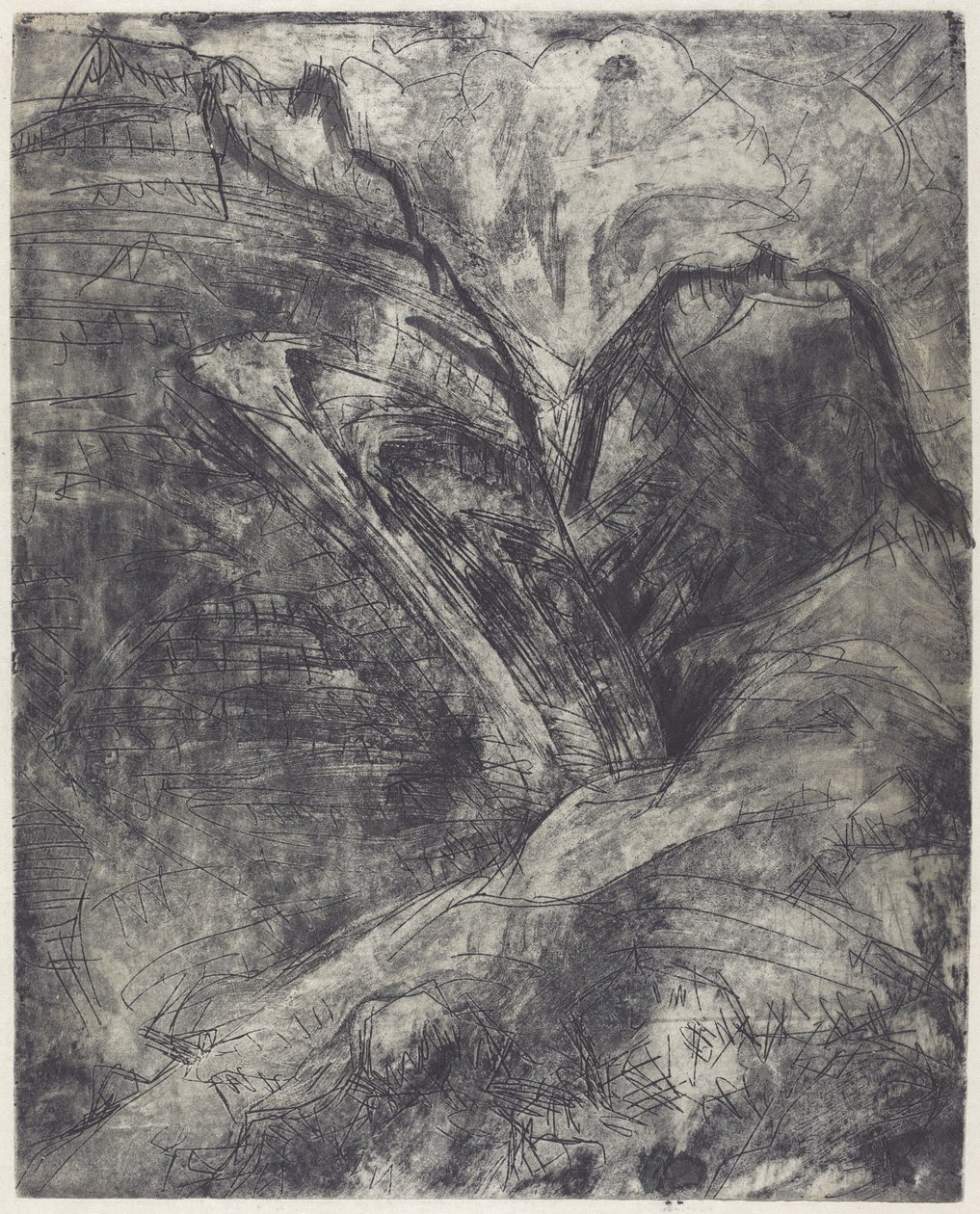 Fjell (Berge) av Ernst Ludwig Kirchner