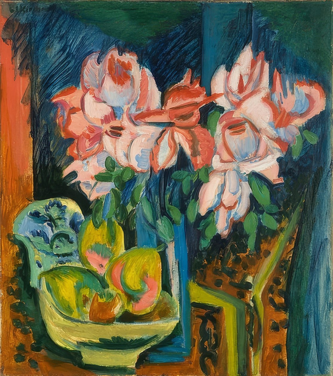 Rosen. 1918 av Ernst Ludwig Kirchner